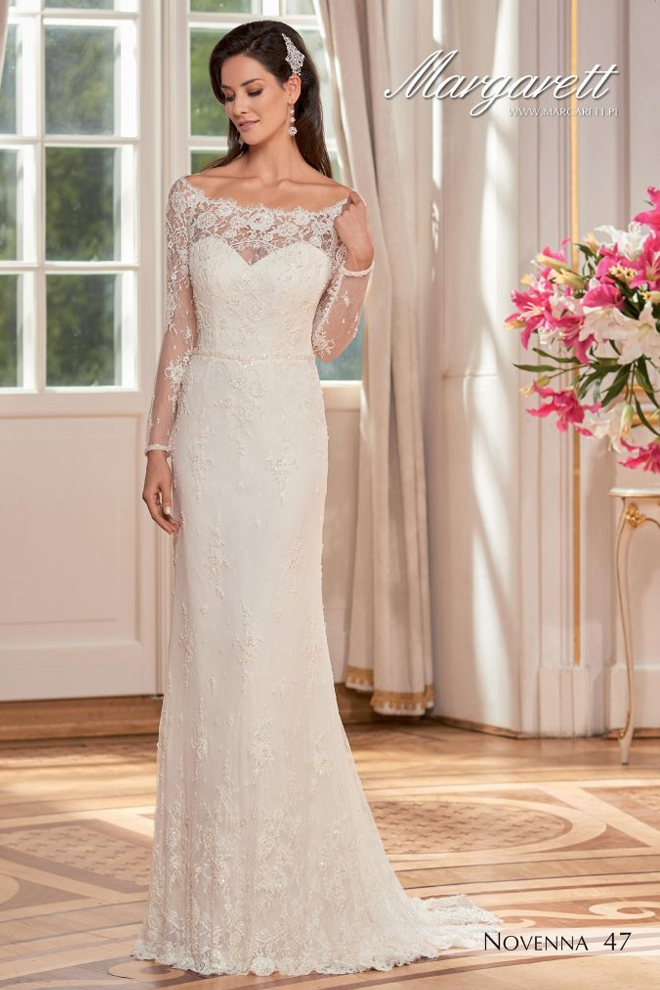 Novenna wedding dress by Margarett Bridal from Belladonna Bridal in Galway the experts for bridalwear and bridal accessories