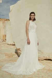 Tahiti wedding dress by Novia D'Art from Belladonna Bridal in Galway the experts for bridalwear and bridal accessories